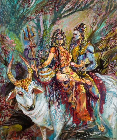 Нанди шива парвати