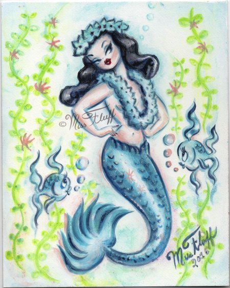 Рисунки русалка