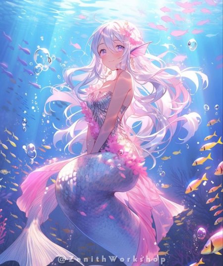 Русалка из аниме
