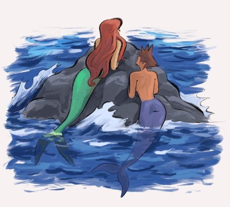 Русалочка иллюстрации