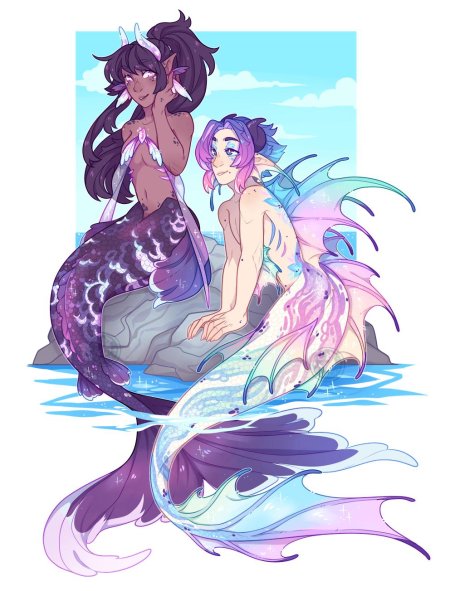 Девиантарт русалки