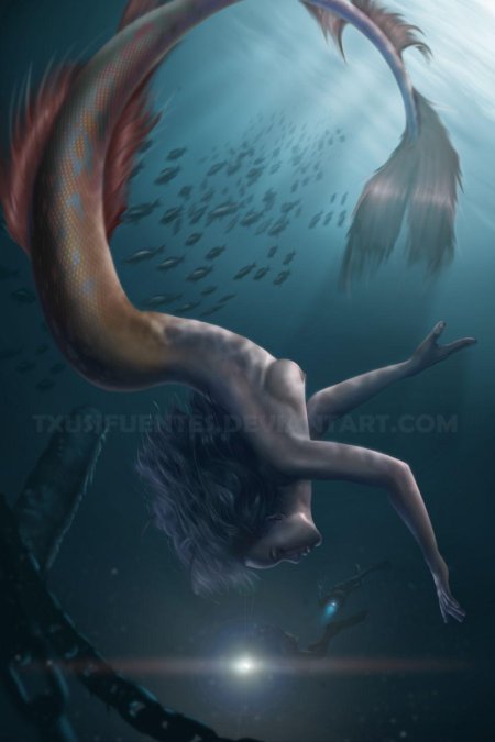 Русалка ундина сирена морская дева