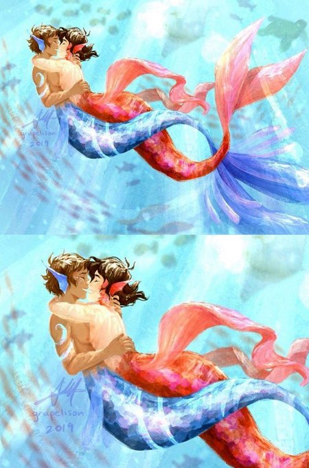 Рисунки русалка