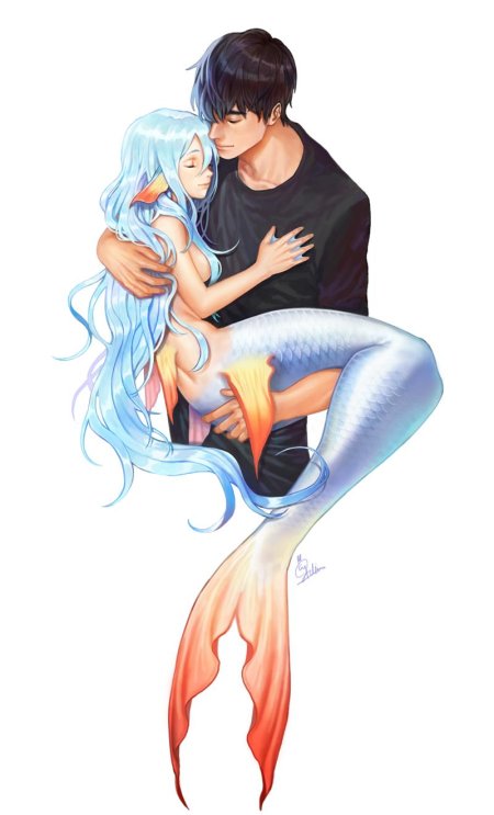 Леголас аниме русалка