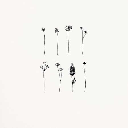 Эскиз тату минимализм