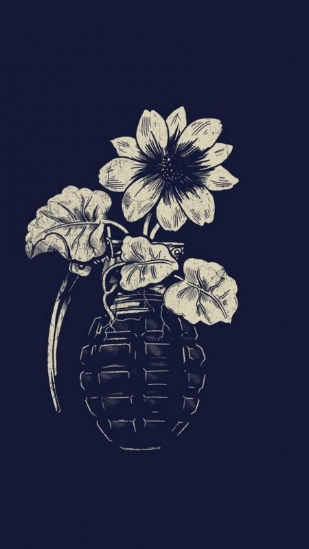 Цветы арт минимализм