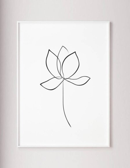 Минимализм цветы
