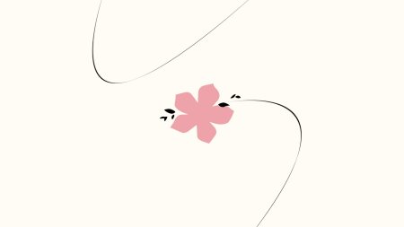 Цветок минимализм