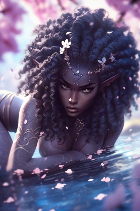 Девушка эльфийка