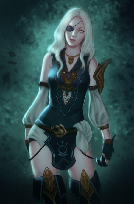 Девушка пират блондинка