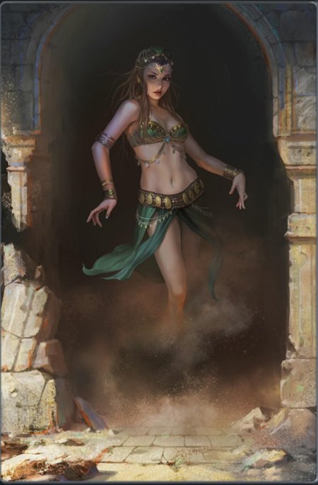 Восточные наложницы фэнтези арт