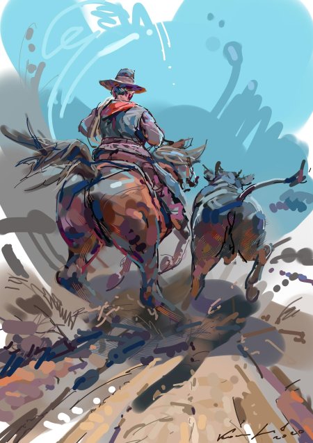Ковбои арт