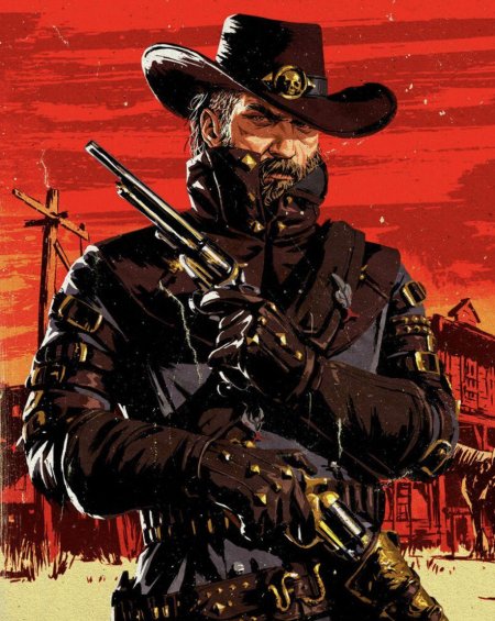 Red dead redemption джон марстон art