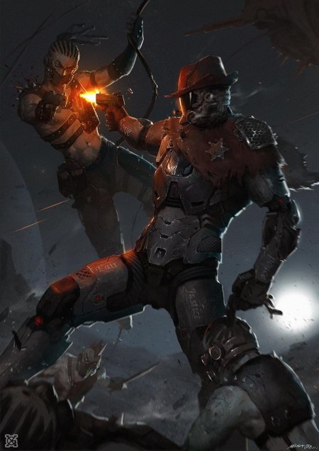 Cyberpunk ковбой