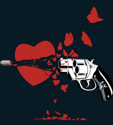 Пистолет и роза