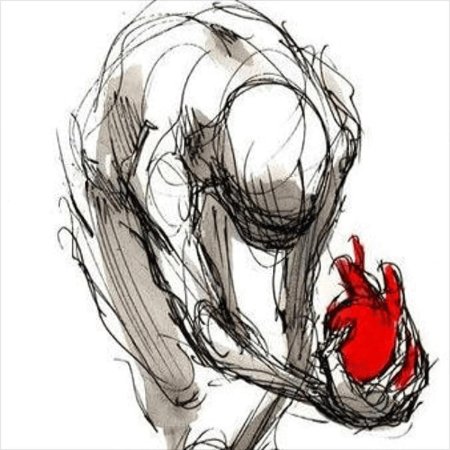 Сердце скетч