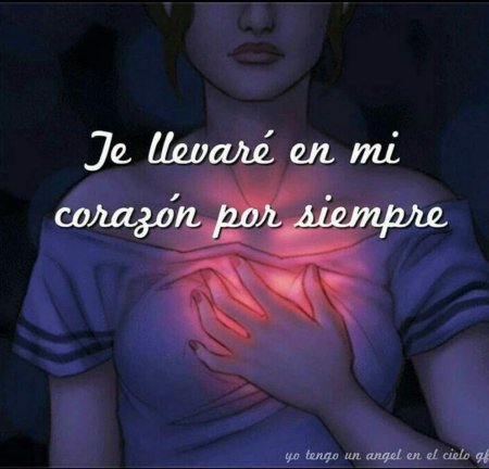 Девушка с горящим сердцем