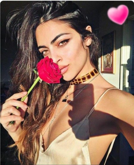 Идеи селфи с розами