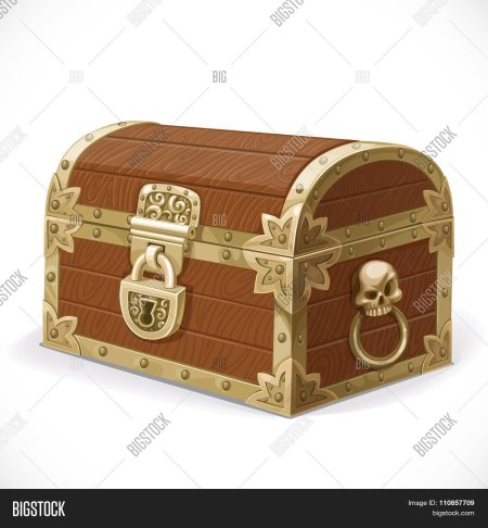 Сундук на прозрачном фоне