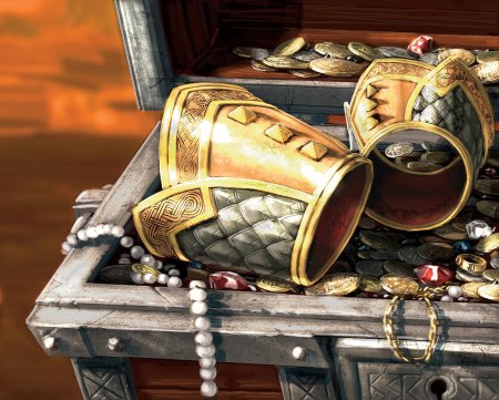 Сундук с сокровищами фэнтези