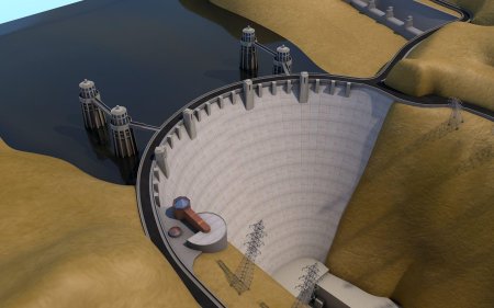 Плотина саяно шушенской гэс