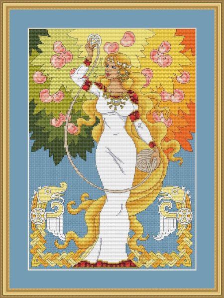 Вышивка крестиком знак зодиака дева