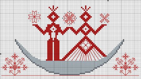 Славянский оберег макошь вышивка