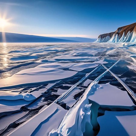 Лёд на байкале