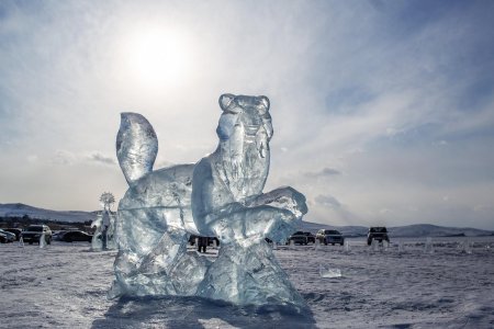 Ольхон фестиваль ледяных скульптур