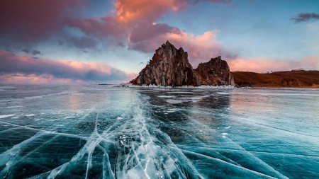 Зимний байкал ольхон