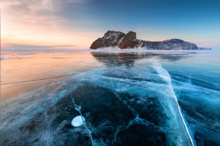 Зимний байкал ольхон