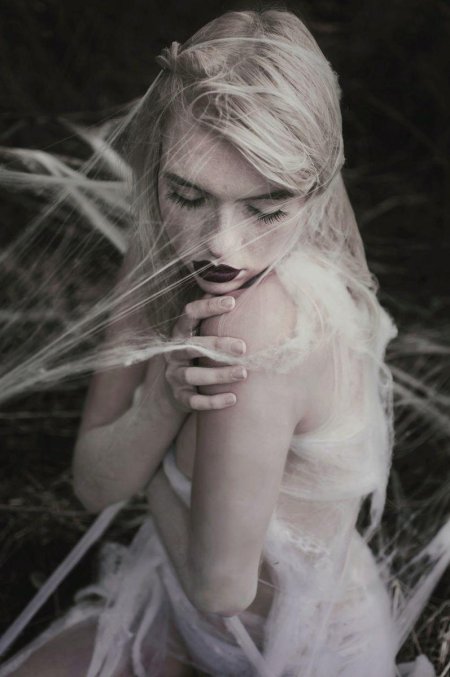 Девушка в паутине