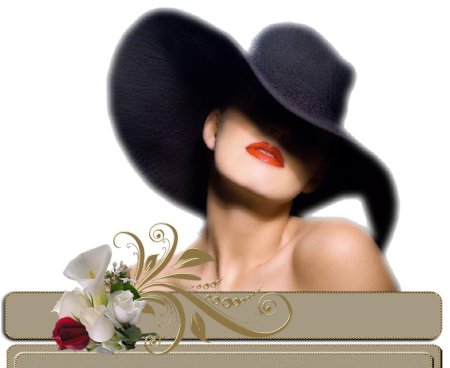 Женщина в шляпе без лица