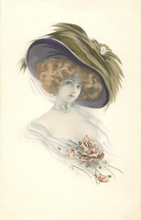 Дама в шляпе