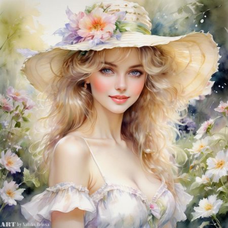 Красивая дама