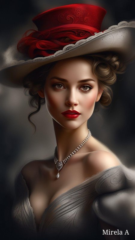 Дама красивая