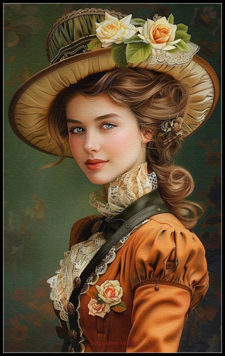 Портрет красавицы