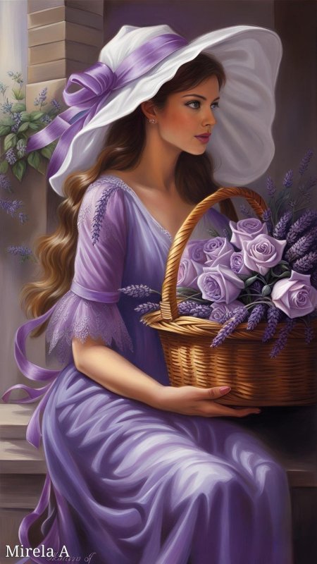 Дама красивая