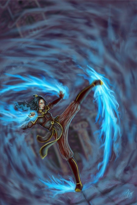 Азула магия молнии