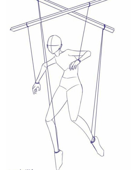 Марионетка рисунок