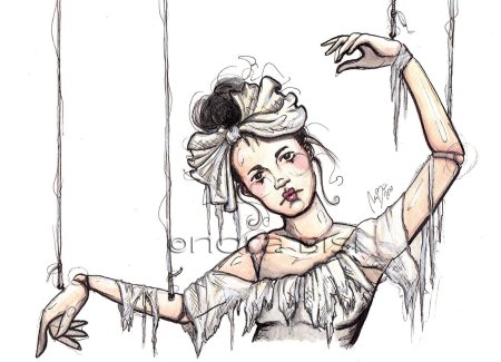 Марионетка рисунок