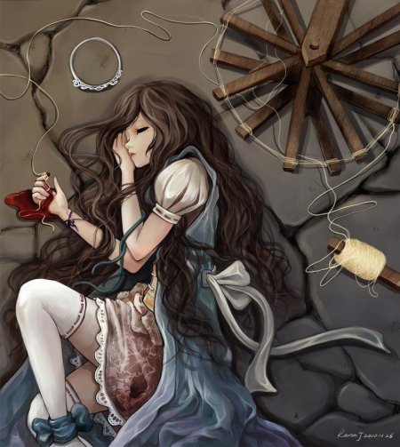 Мертвая девушка арт