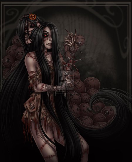 Кукла вуду арт