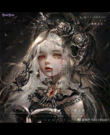 Красивая аниме девушка