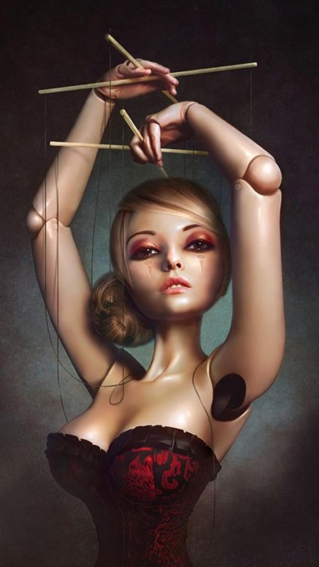 Марионетка девушка