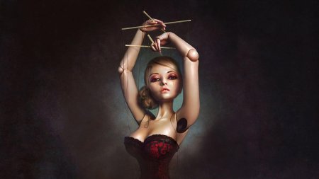 Марионетка красивая