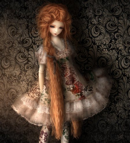 Красивая кукла