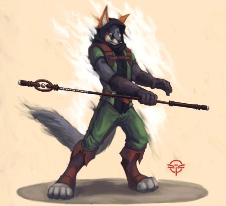 Фурри лис демон