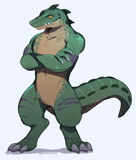 Фурри крокодил