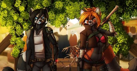 Фурри девушка